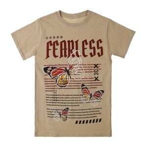 FEARLESS BUTTERFLY GRAPHIC TEE